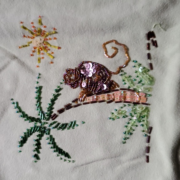 Lime green T-Shirt with monkey - Picture 2 of 4